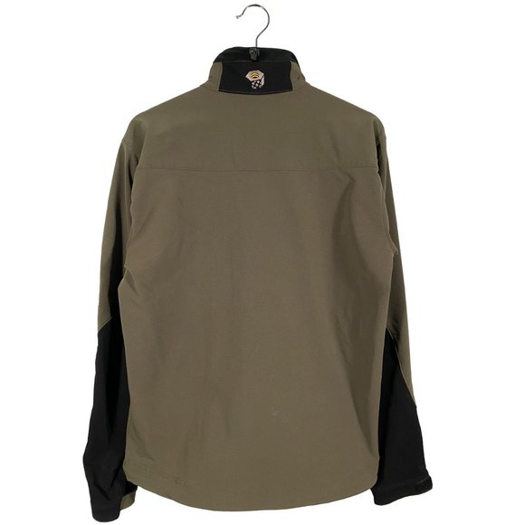 Mountain Hardwear Offwidth Soft Shell Full zip jacket olive mens size medium - Picture 2 of 7